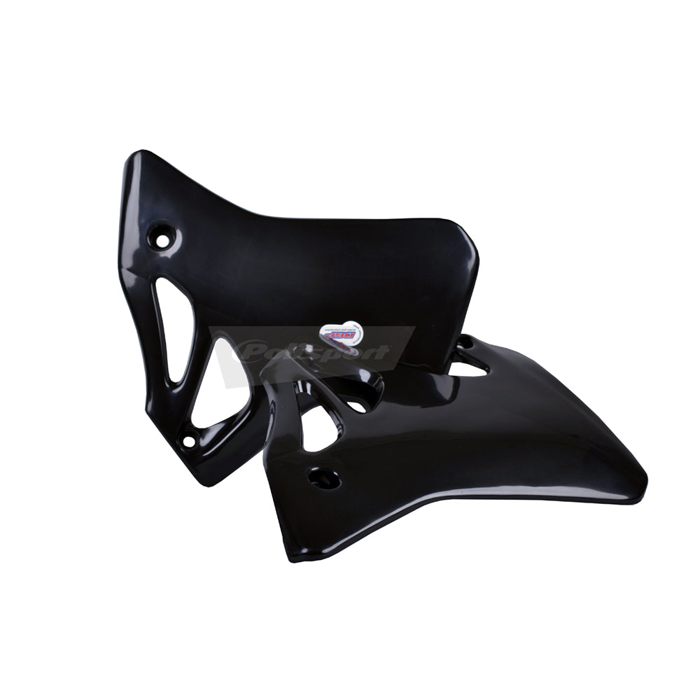 Polisport Rad Radiator Scoops Tank Panels For Honda CR 250R OEM Colors Black 1995-1996